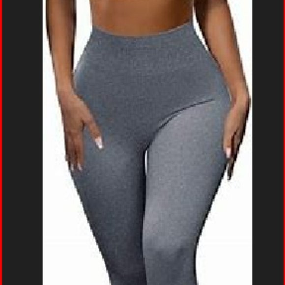 HYZ Women's Seamless Workout 2 Piece Outfits High Waist Legging Adjustable Strap - Picture 7 of 9